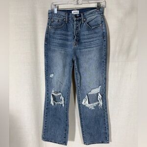 Pistola Classic High Rise Blue Straight Jeans Size 26